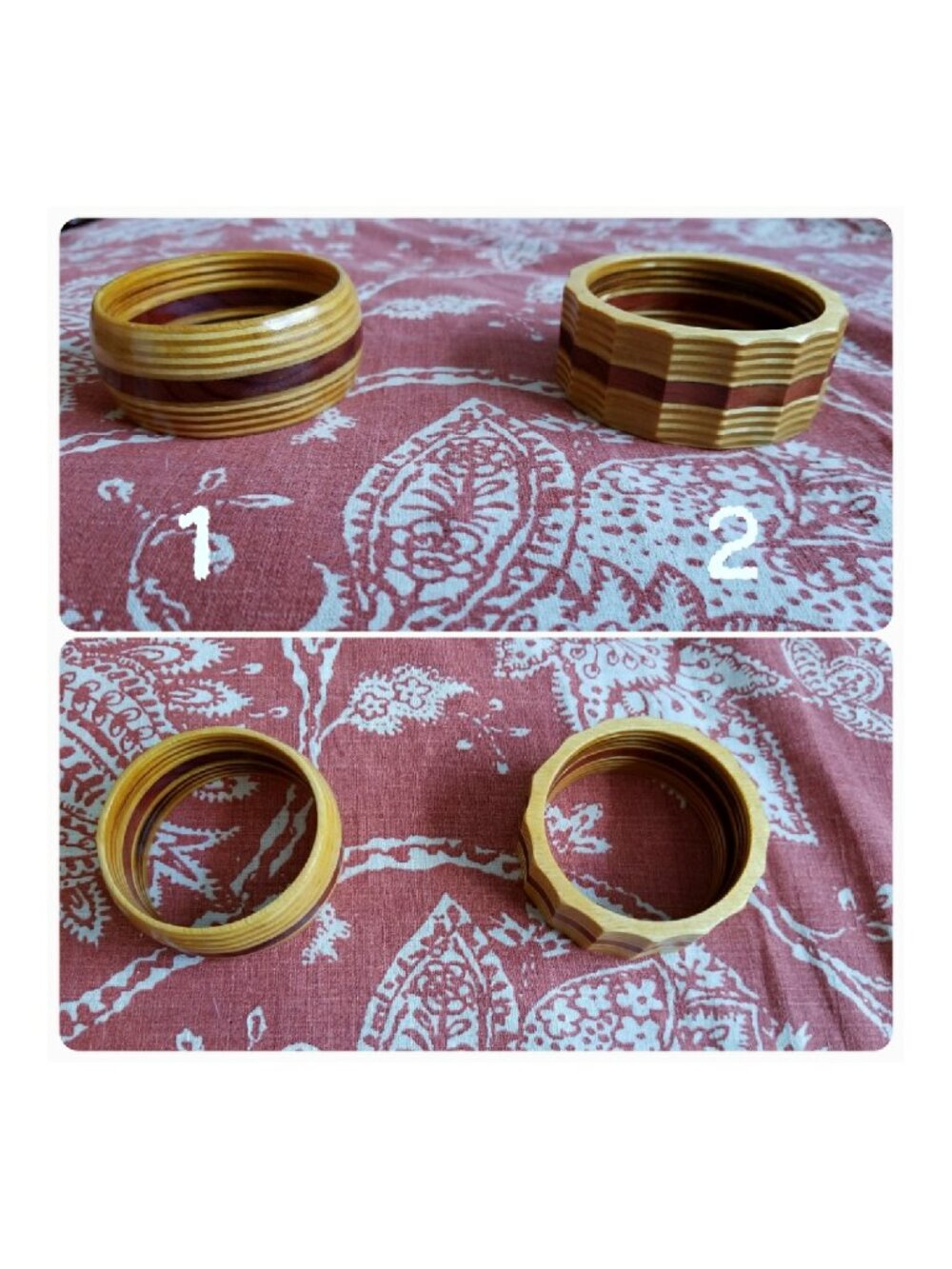 Handmade Wooden Bangles